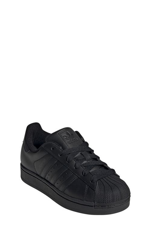 Adidas Originals Adidas Superstar Sneaker In Black/black/black
