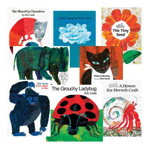 Eric Carle Paperback Books - Set of 8