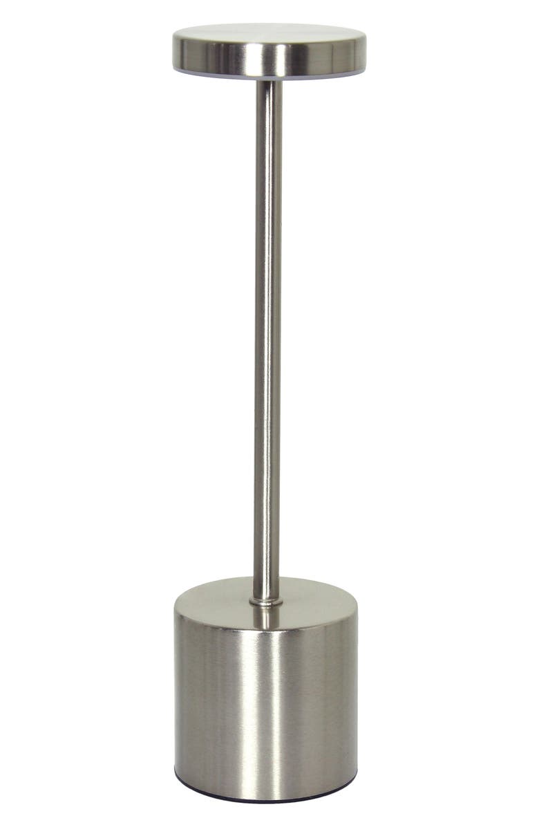 LALIA HOME Touch Activated Wireless Lamp, Main, color, Silver