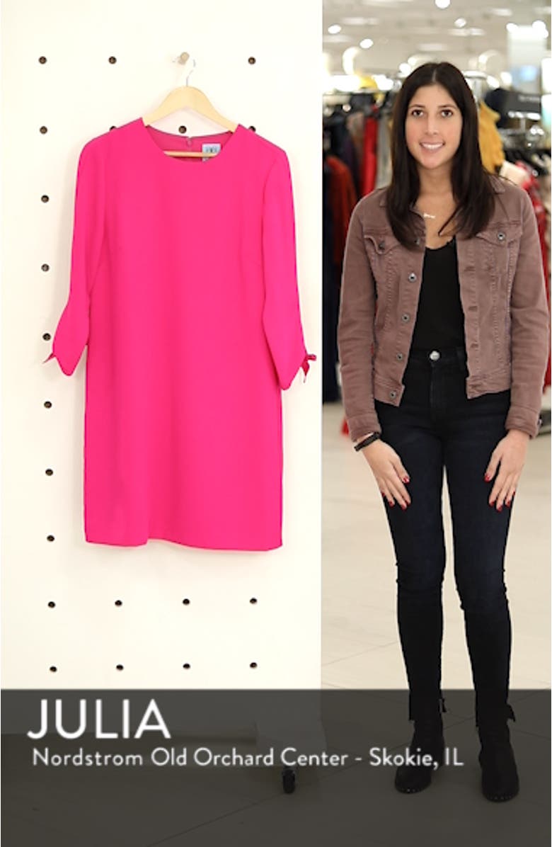 Tie Sleeve Shift Dress, sales video thumbnail