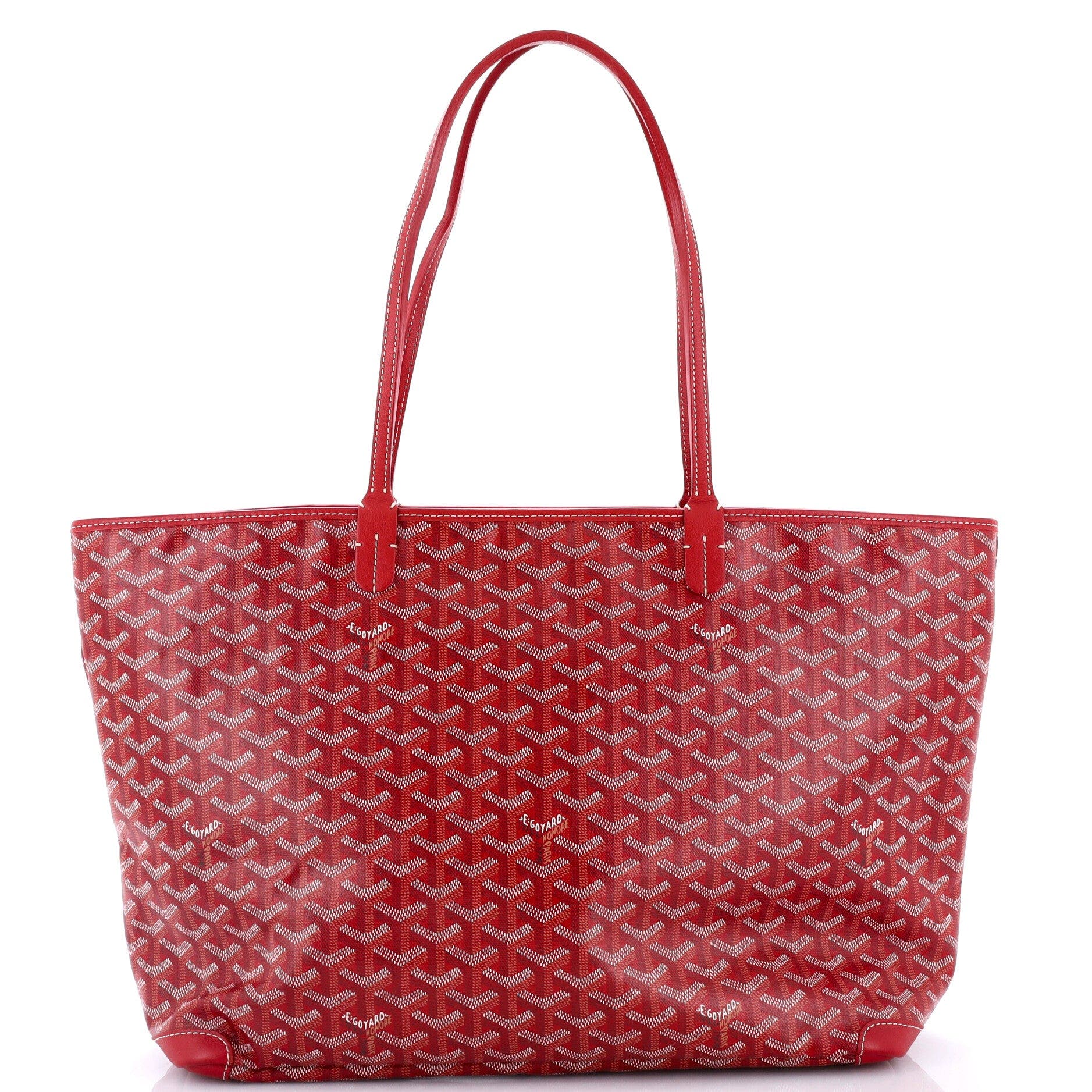 Artois Tote Coated Canvas MM, Main, color, Red