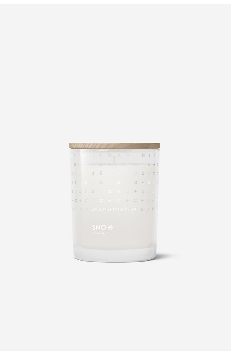 SKANDINAVISK SNÖ Scented Candle 200g Special Edition, Alternate, color, White