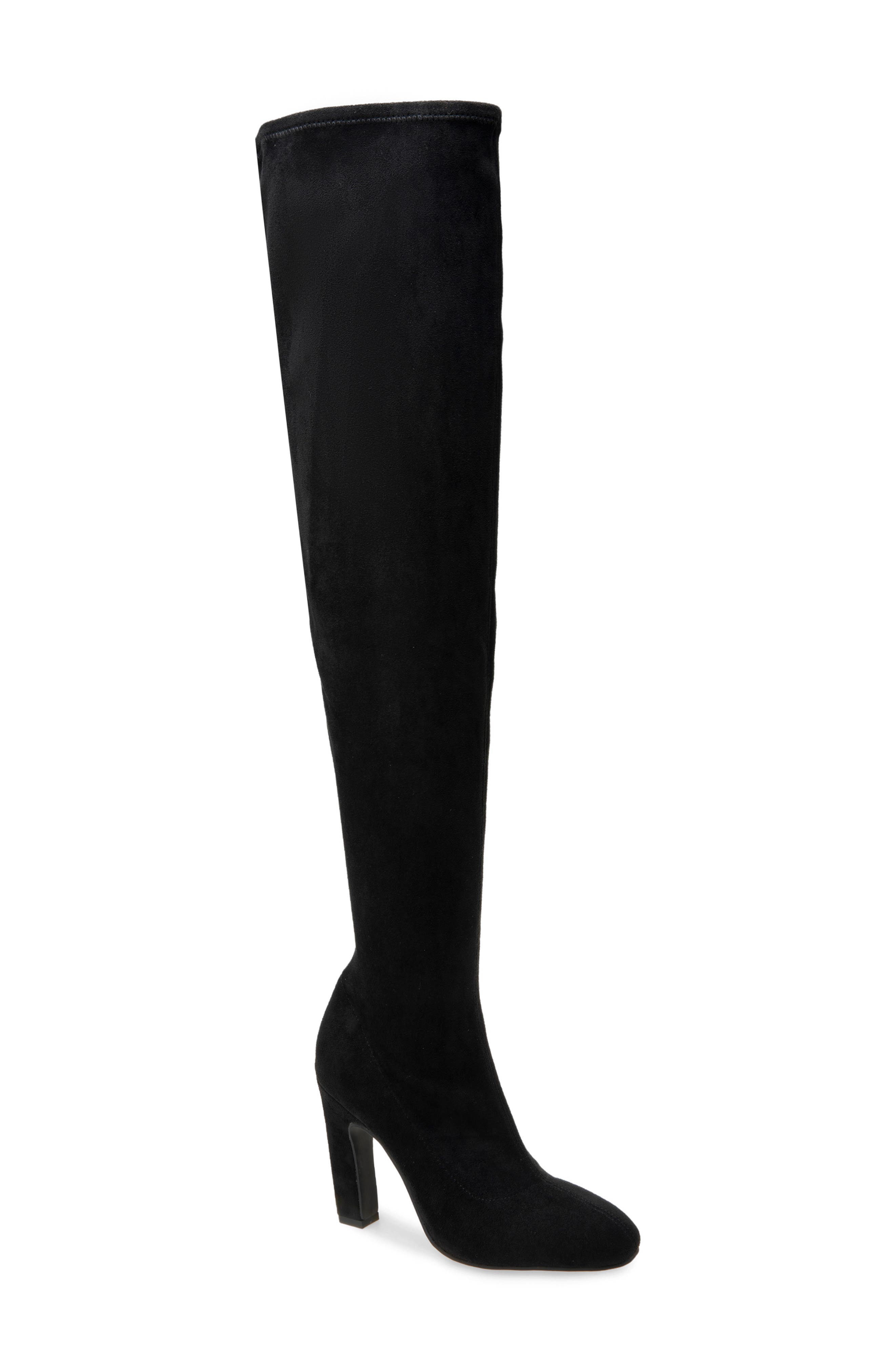 Posie Over the Knee Boot, Main, color, BLACK