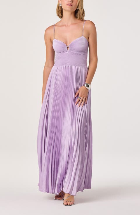 Alaia Pleat Evening Gown