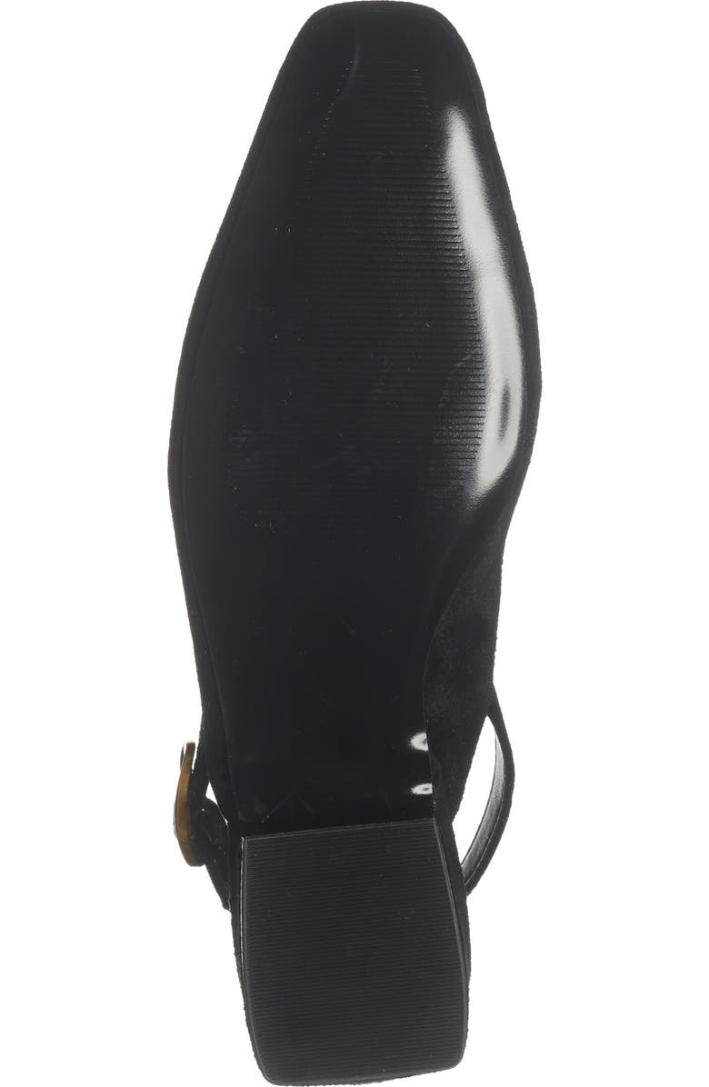 Steve Madden Diona Slingback Pump, Alternate, color, Black Suede