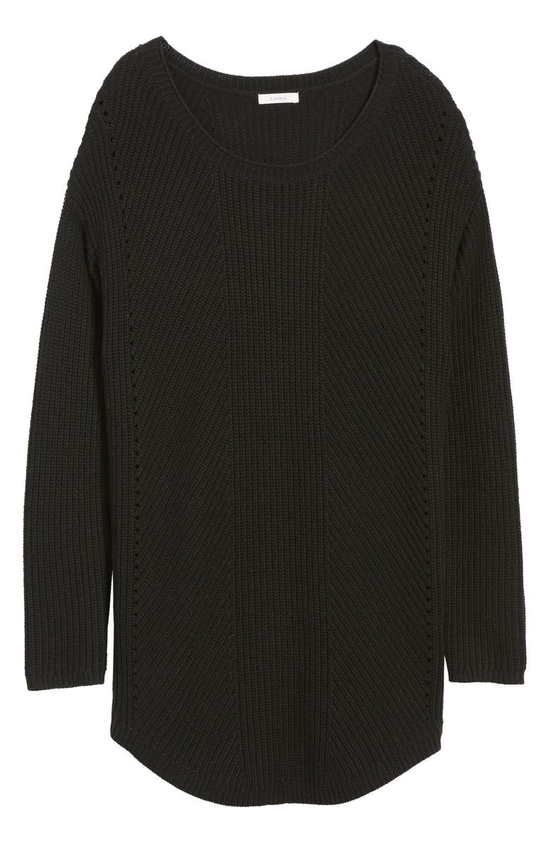Caslon<sup>®</sup> Rib Knit Cotton Tunic, Alternate, color, 