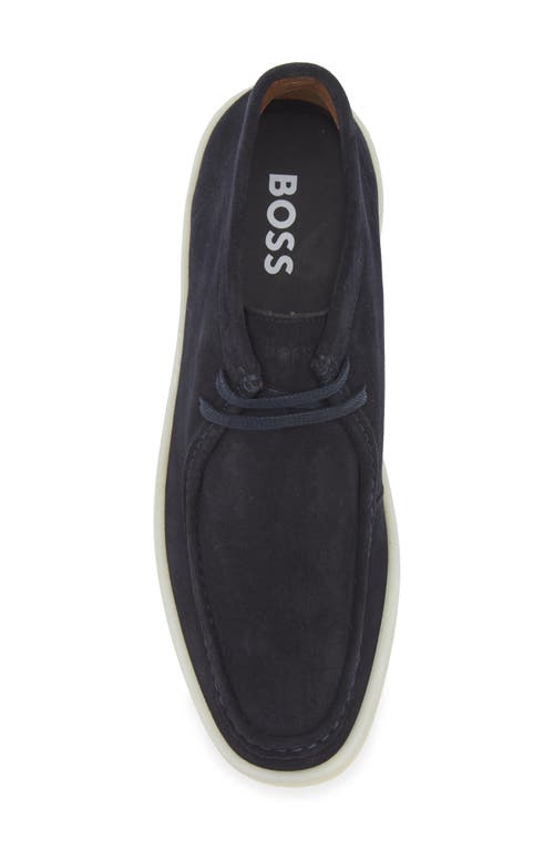 Hugo Boss Boss Clay Chukka Boot In Black