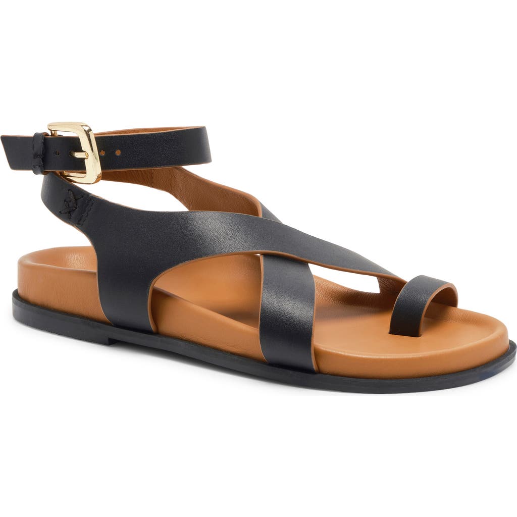 Free People Anya Ankle Strap Toe Loop Sandal
