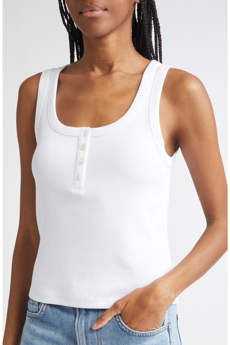 Abbott Rib Henley Tank, Alternate, color, WHITE