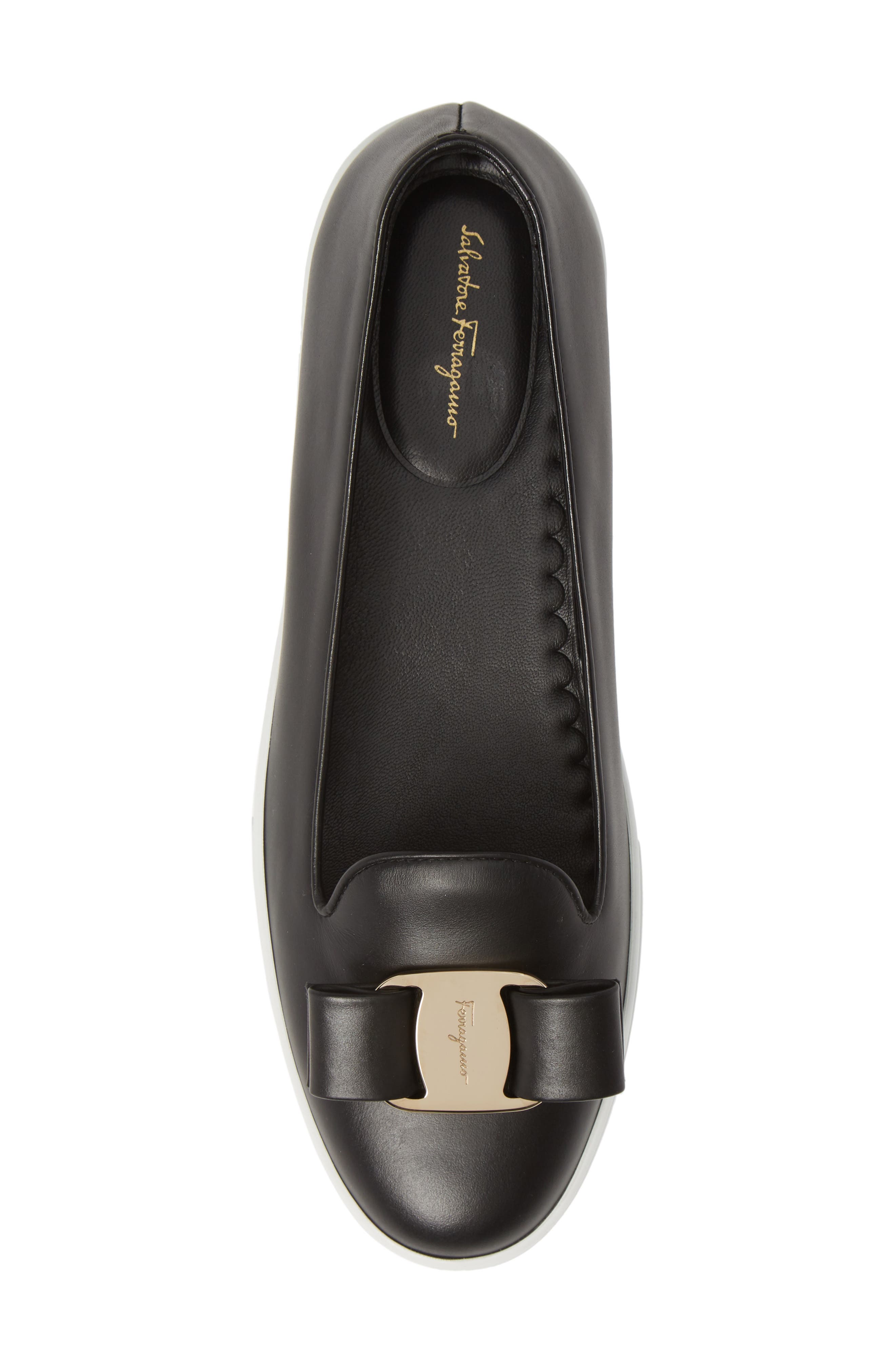 FERRAGAMO Salvatore Ferragomo Novello Bow Sneaker, Alternate, color, 