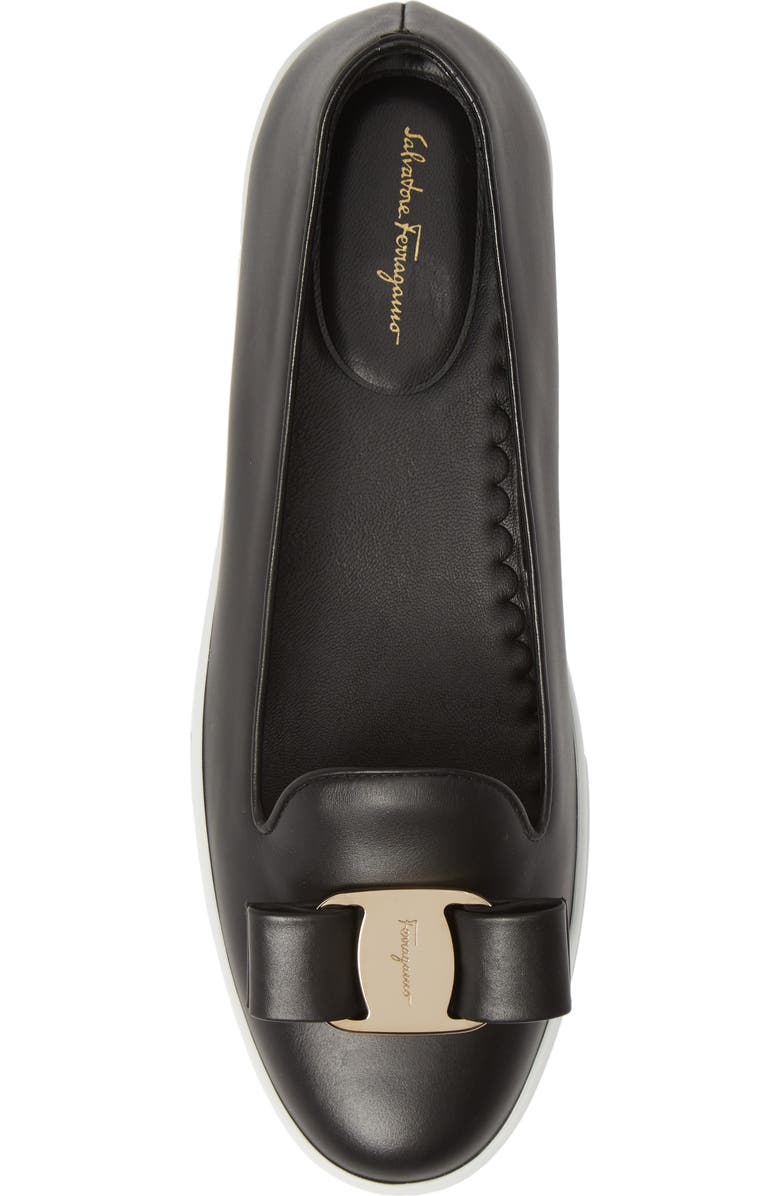 FERRAGAMO Salvatore Ferragomo Novello Bow Sneaker, Alternate, color,