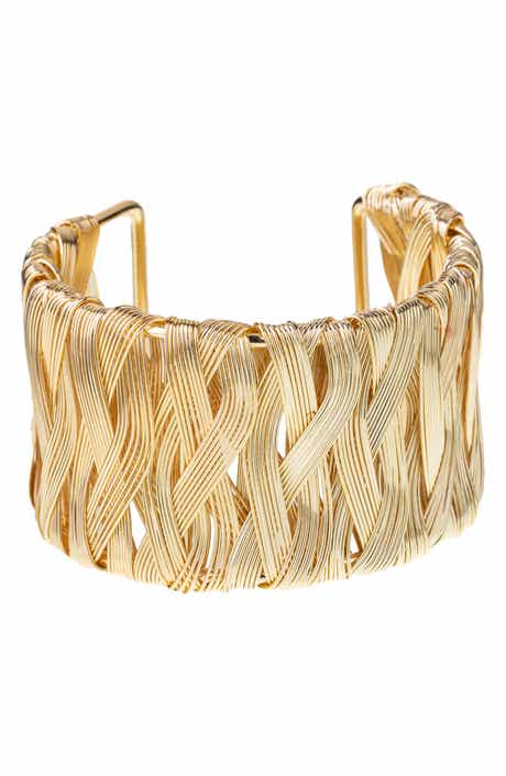 EYE CANDY LOS ANGELES Chiara Mesh Cuff Bracelet