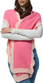 SAACHI Scallop Trim Scarf