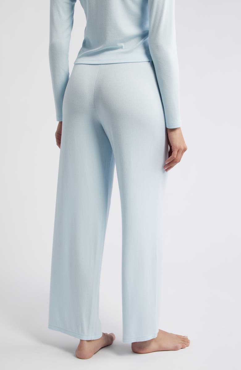 Open Edit Daydream Rib Lounge Pants, Alternate, color, Blue Delicate