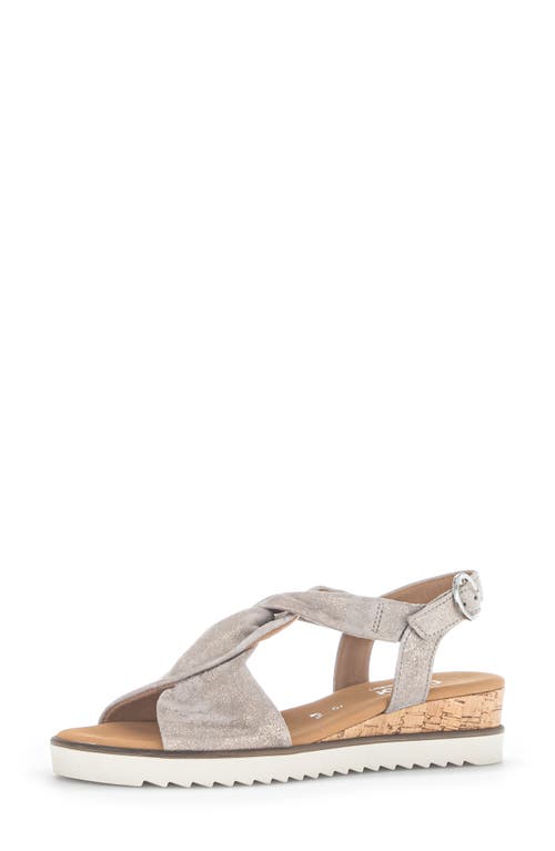 Gabor 42.751 Wedge Sandal In Muschel