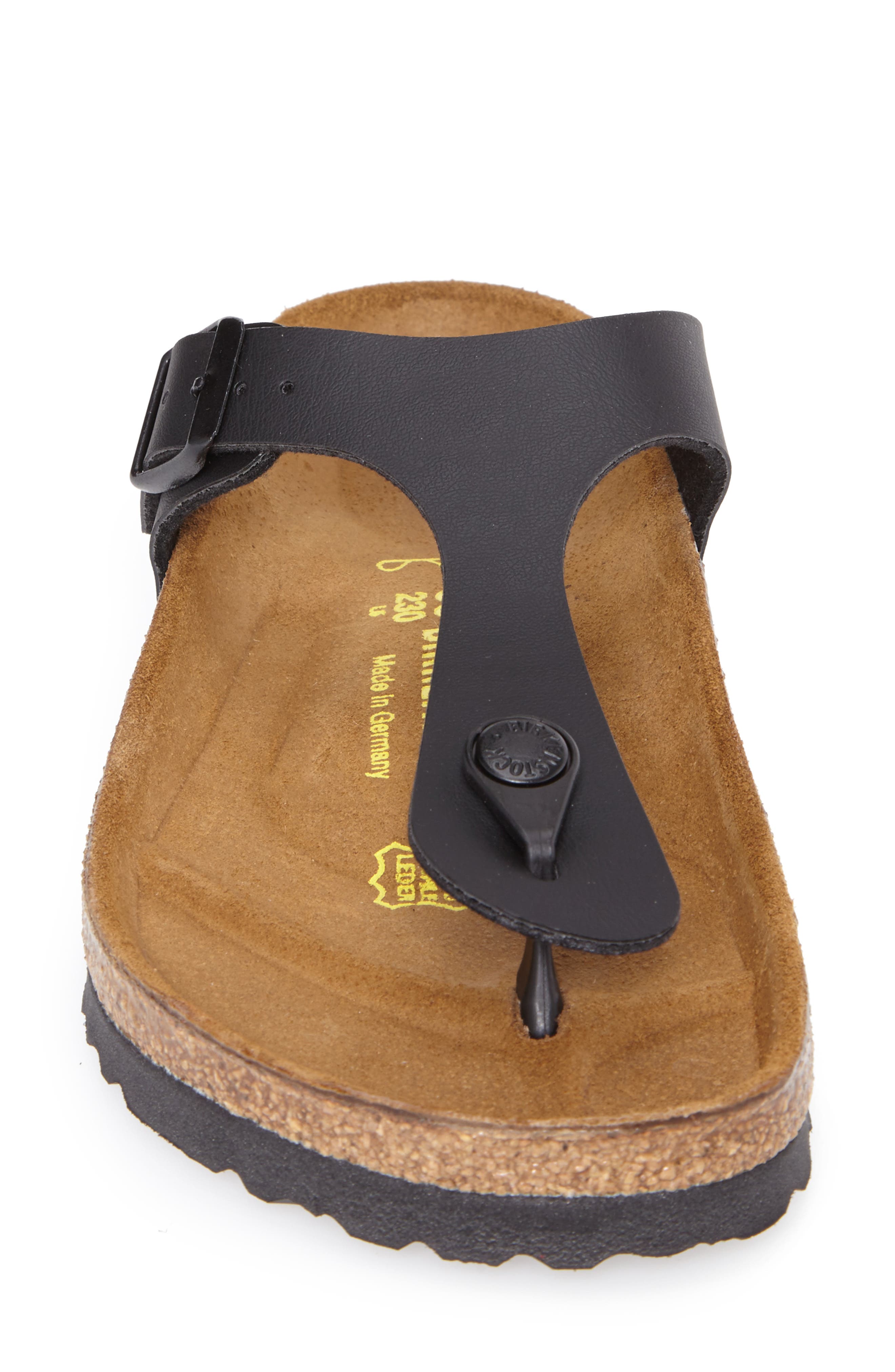 Gizeh Birko-Flor Flip Flop, Alternate, color, BLACK