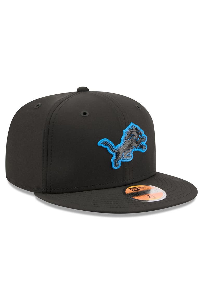 Men's New Era Black Detroit Lions 2026 Sideline 59FIFTY Fitted Hat, Alternate, color, Black