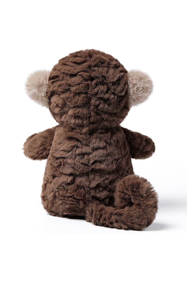 7 Inch Little Naughty Monkey Weighted Stuffed Animal, Alternate, color, Brown