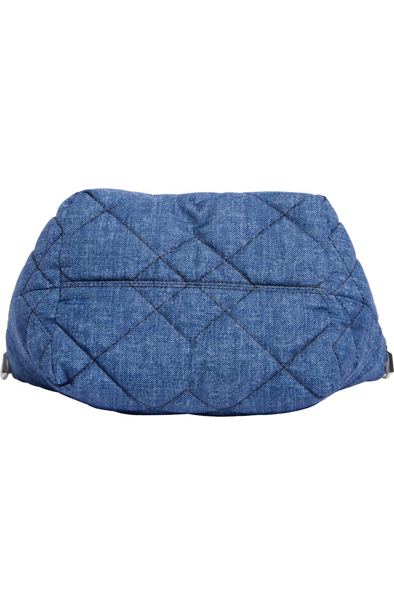 Marc Jacobs Denim Effect Quilted Mini Tote Bag, Alternate, color, Denim Blue