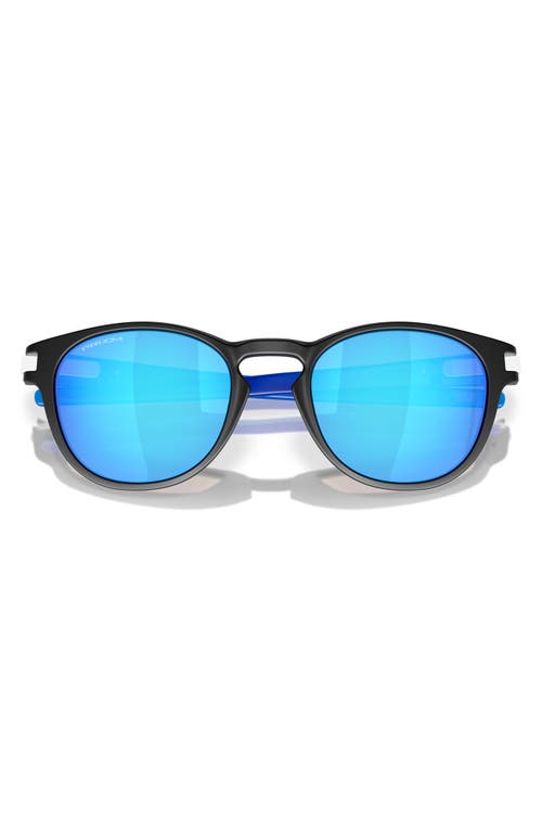 Oakley Latch™ 53mm Prizm™ Polarized Round Sunglasses In Matte Black