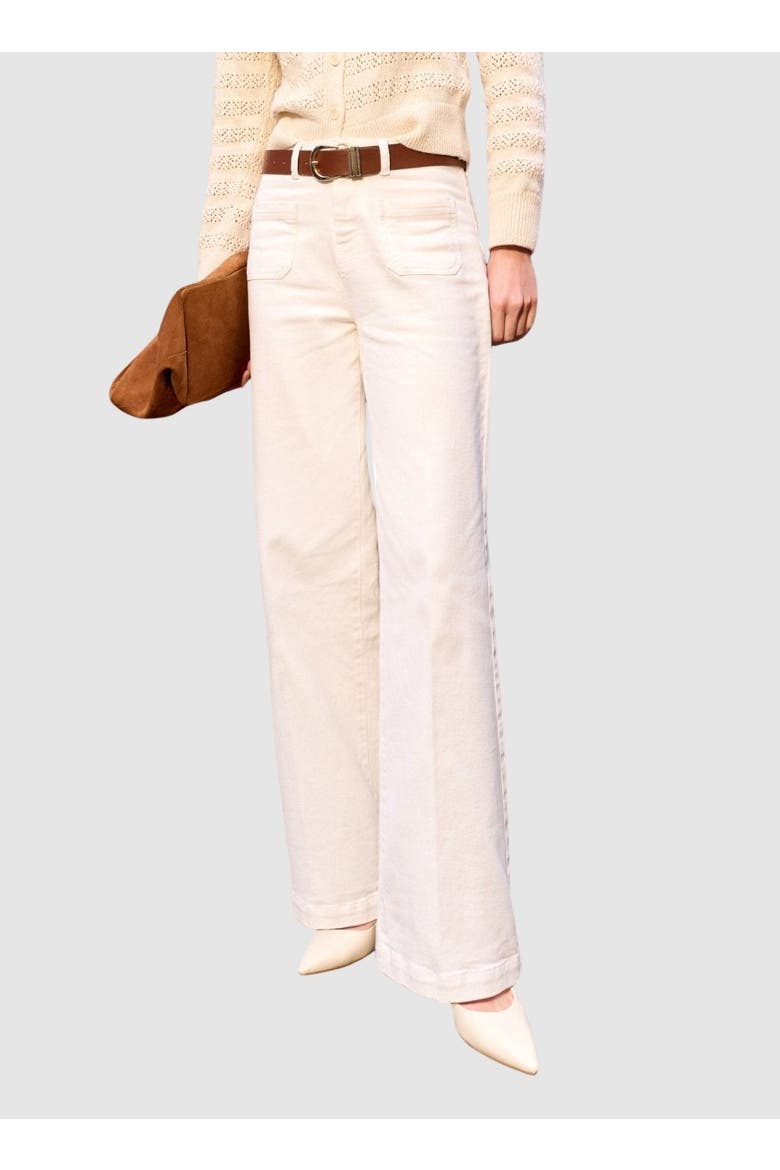 Robyn organic Cotton Stretch Jeans, Main, color, Soft White