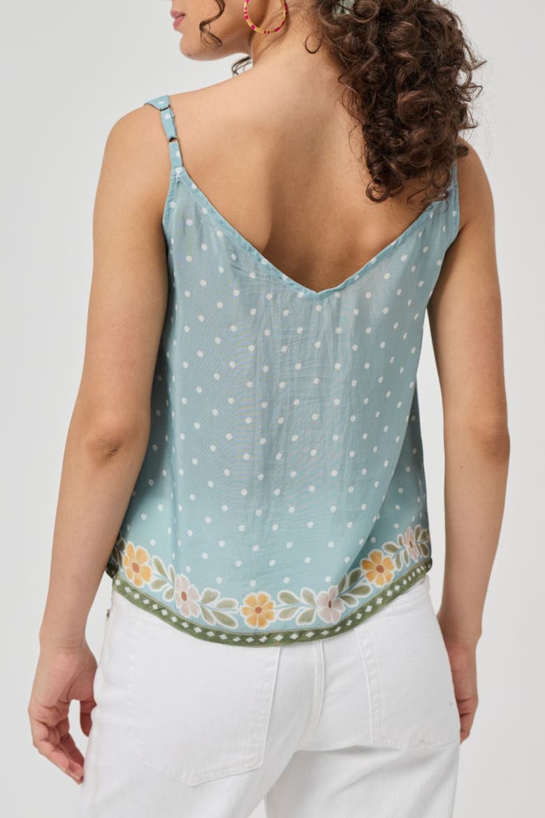Bow Tie Cami Top, Alternate, color, Blue