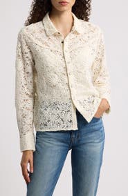 THE GREAT. x Stetson The Relic Lace Western Shirt