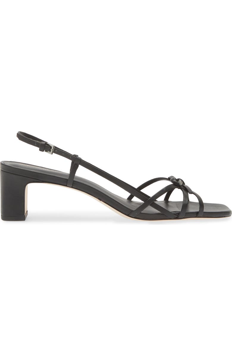 Reformation Sally Slingback Sandal, Alternate, color, Black
