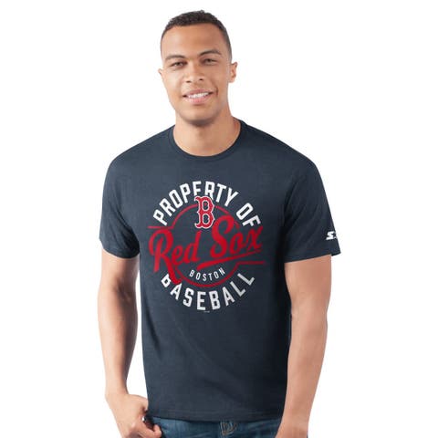 Men's Starter  Navy Boston Red Sox Prime Time Property Of T-Shirt