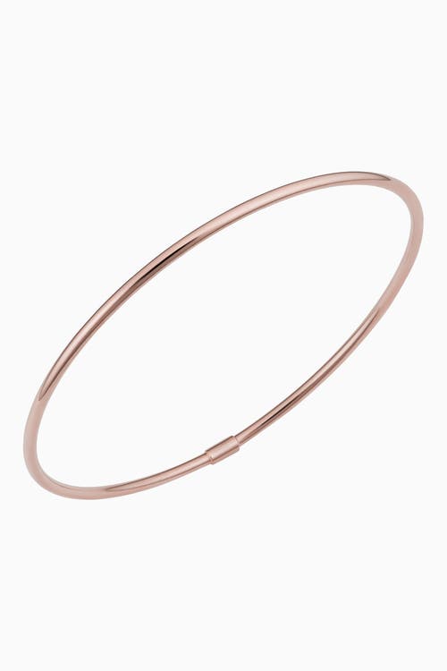 Oradina 14k Gold Everything Bangle Bracelet In Rose Gold
