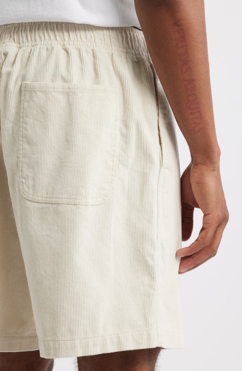 Obey Easy Pulp Cotton Corduroy Shorts, Alternate, color, Birch Faded Wash