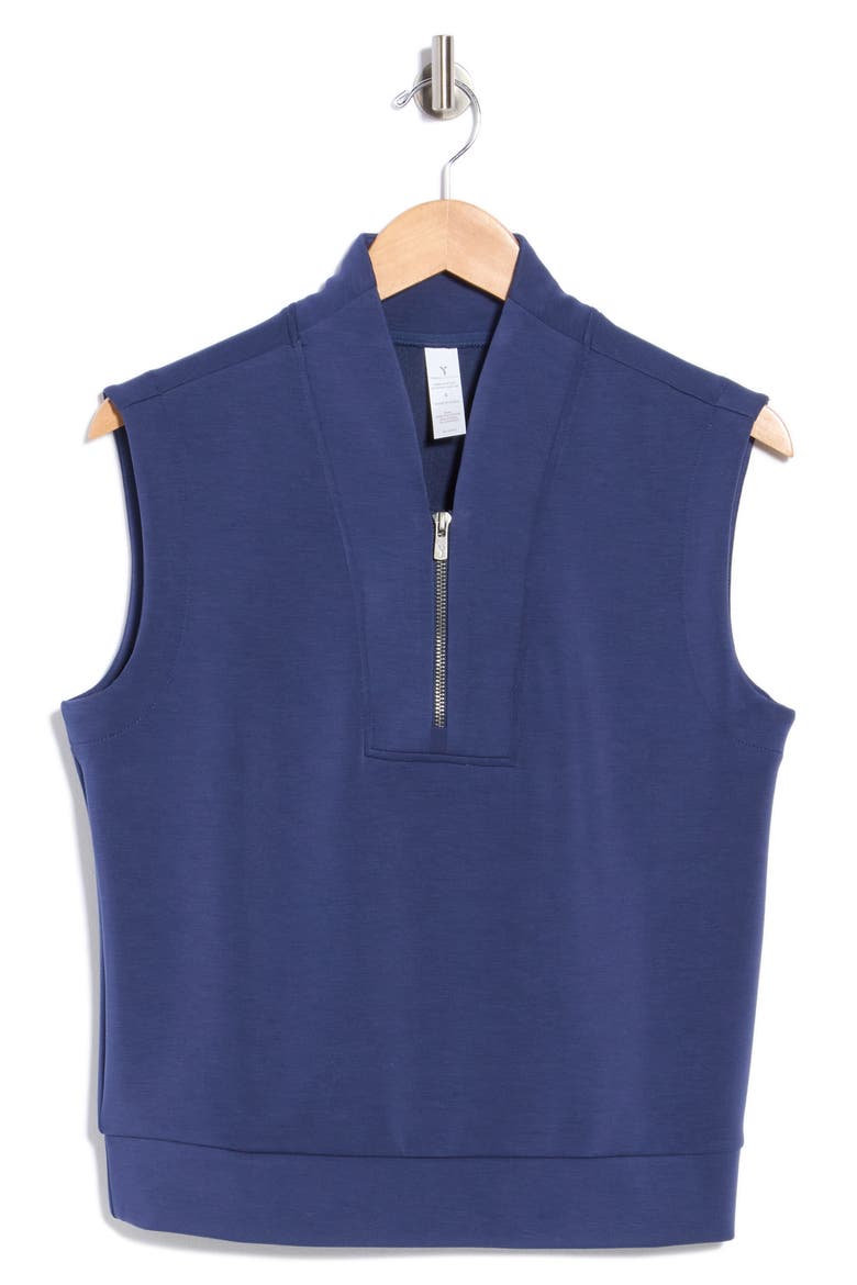 Shyvana Half Zip Pullover, Main, color, NAVAL BLUE