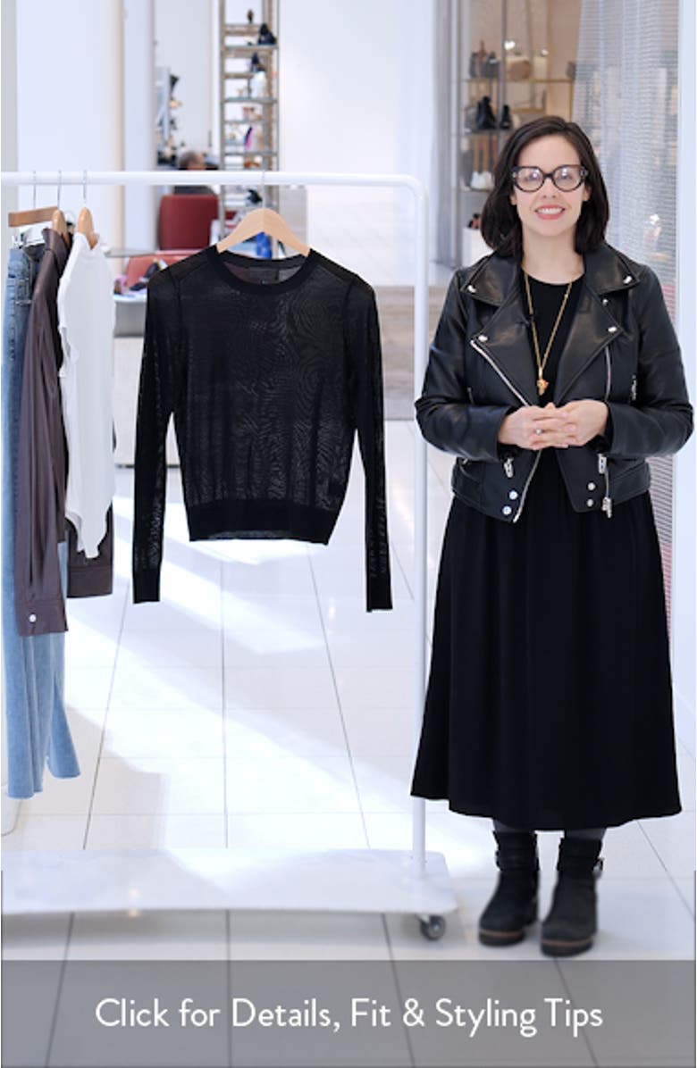 Dixon Crewneck Merino Wool & Cashmere Sweater, sales video thumbnail