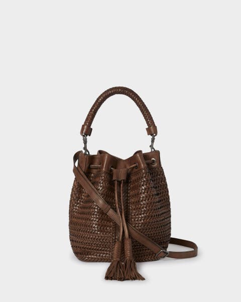 The Lima Leather Bucket Bag