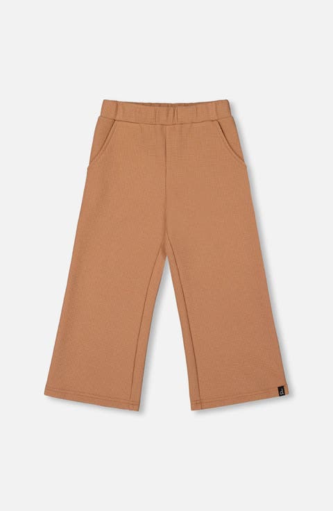 Waffle Flare Leg Pants (Toddler & Little Kid)