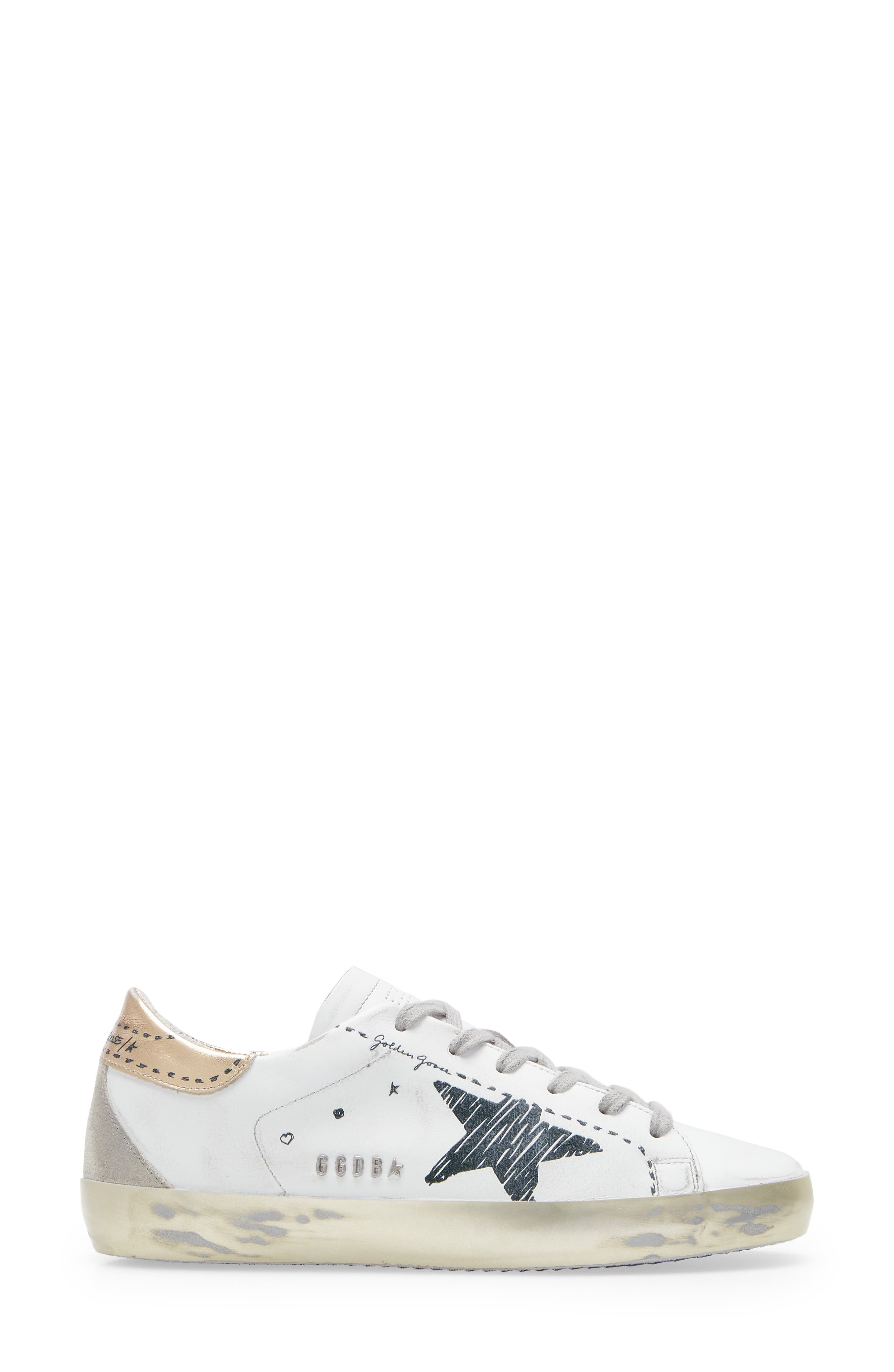 Golden Goose Super-Star Low Top Sneaker, Alternate, color, 