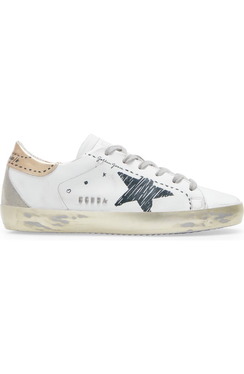 Golden Goose Super-Star Low Top Sneaker, Alternate, color,