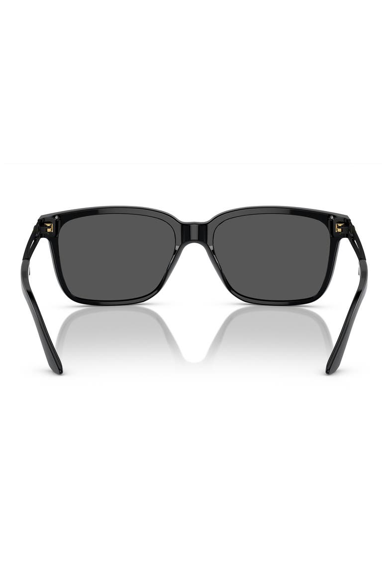 Rock Icon 58mm Sunglasses, Alternate, color, DARK GREY