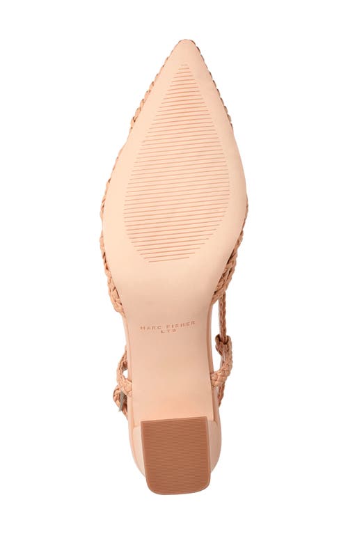 Marc Fisher Ltd Zunnie Slingback Pointed Toe Pump In Neutral