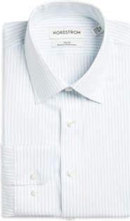 Nordstrom Trim Fit Premium Performance Dress Shirt