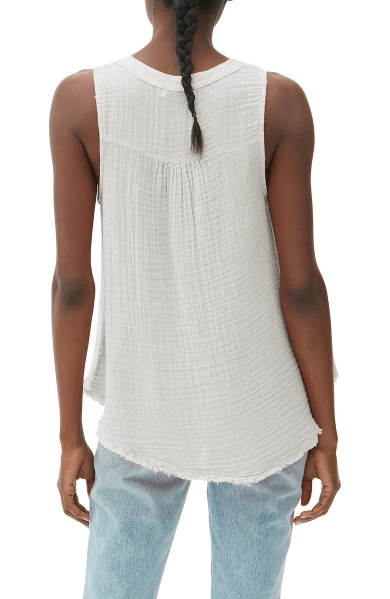 Michael Stars Heidi Cotton Gauze Tank Top, Alternate, color,