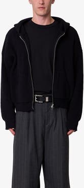 mnml Hooded Zip Cardigan