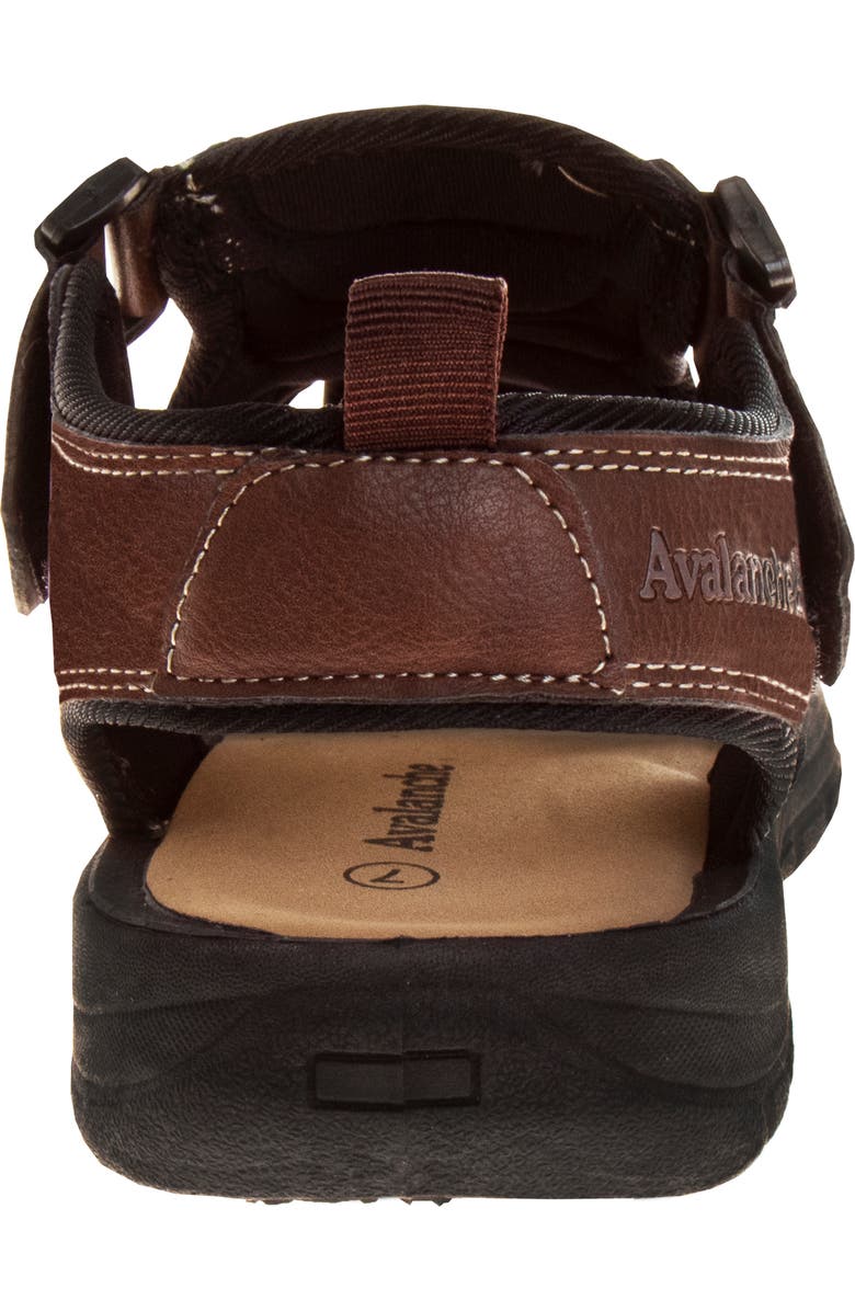AVALANCHE Fisherman Outdoor Sandal, Alternate, color, Brown