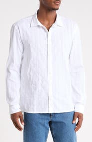 John Varvatos Roman Oversized Cotton Shirt Jacket