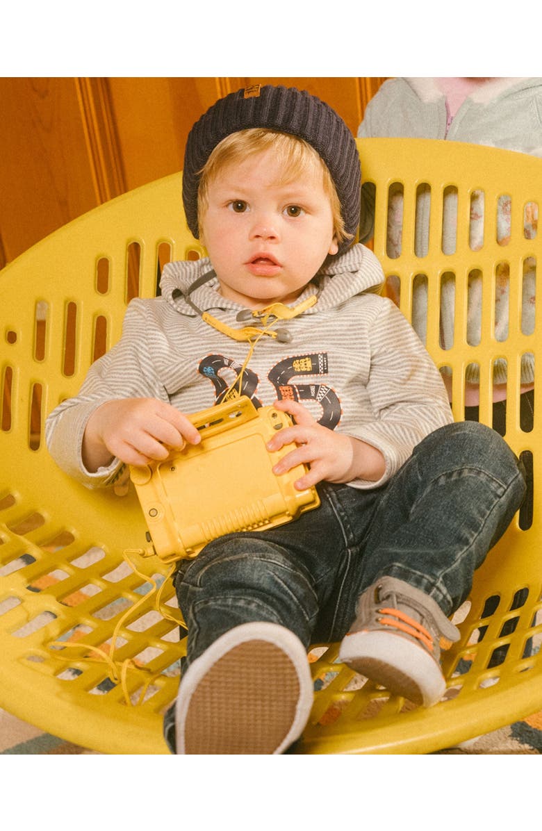 Deux par Deux Boy's Stretch Jeans Straight Leg Dark Blue Denim, Alternate, color, 