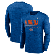 Jordan Brand Men's Jordan Brand Royal Florida Gators Sideline Velocity Dri-FIT Long Sleeve T-Shirt
