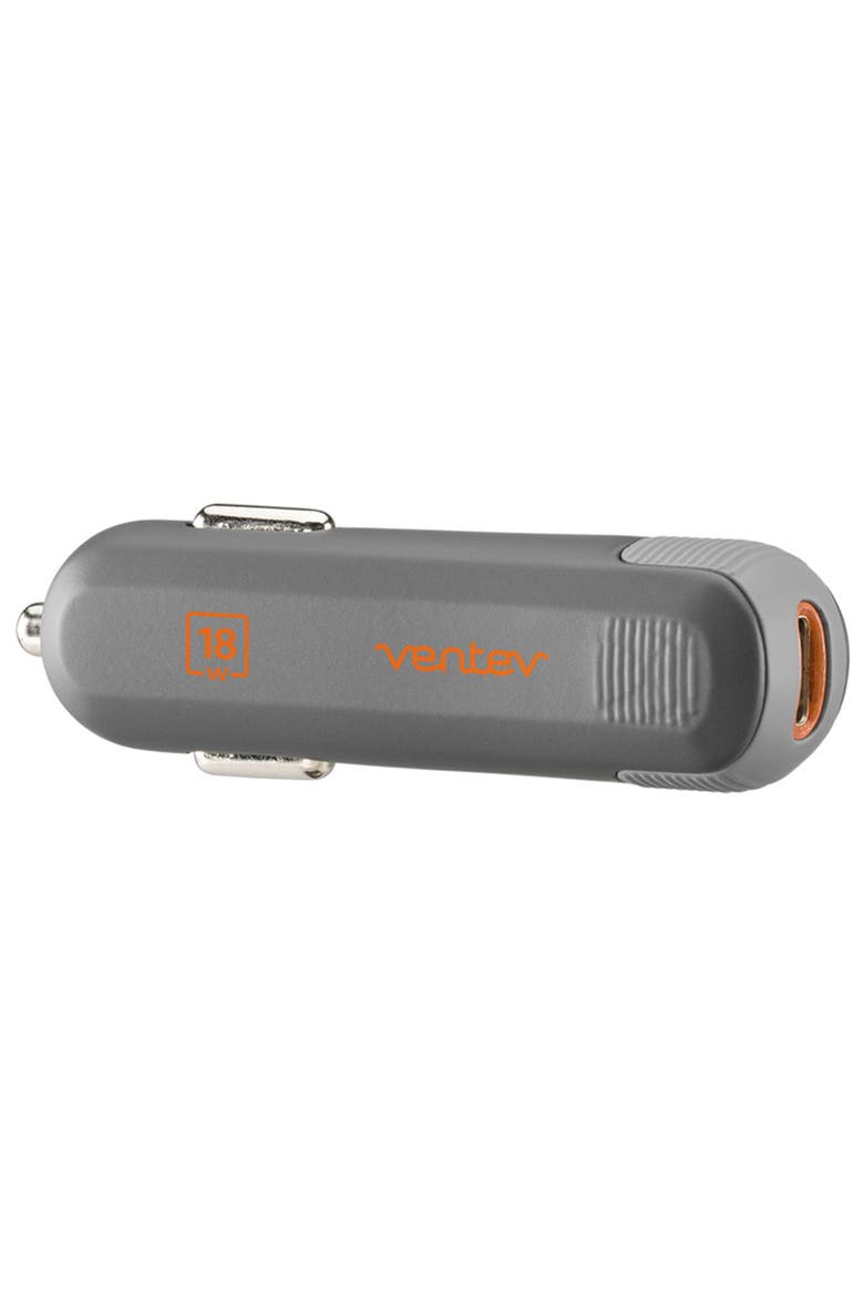 18W ULTRAFAST USB-C Universal Car Charger, Alternate, color, Grey