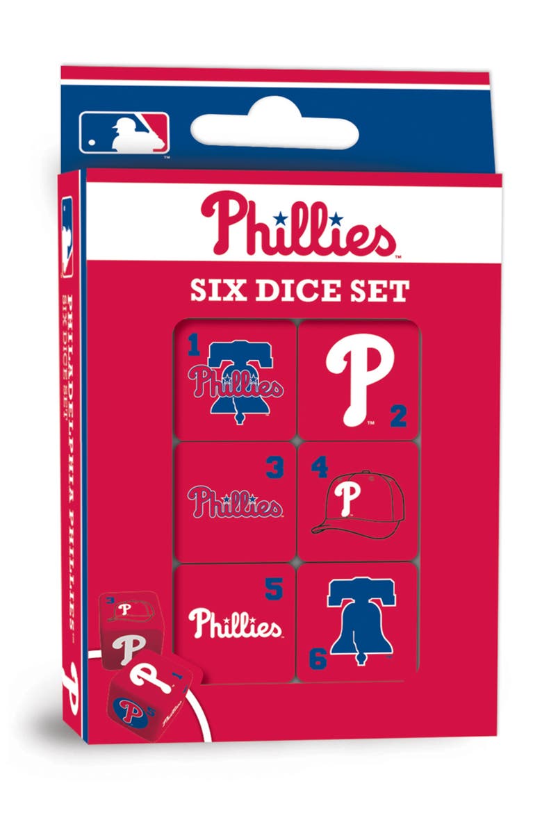 Philadelphia Phillies Dice Set - 19mm, Main, color, Multicolor