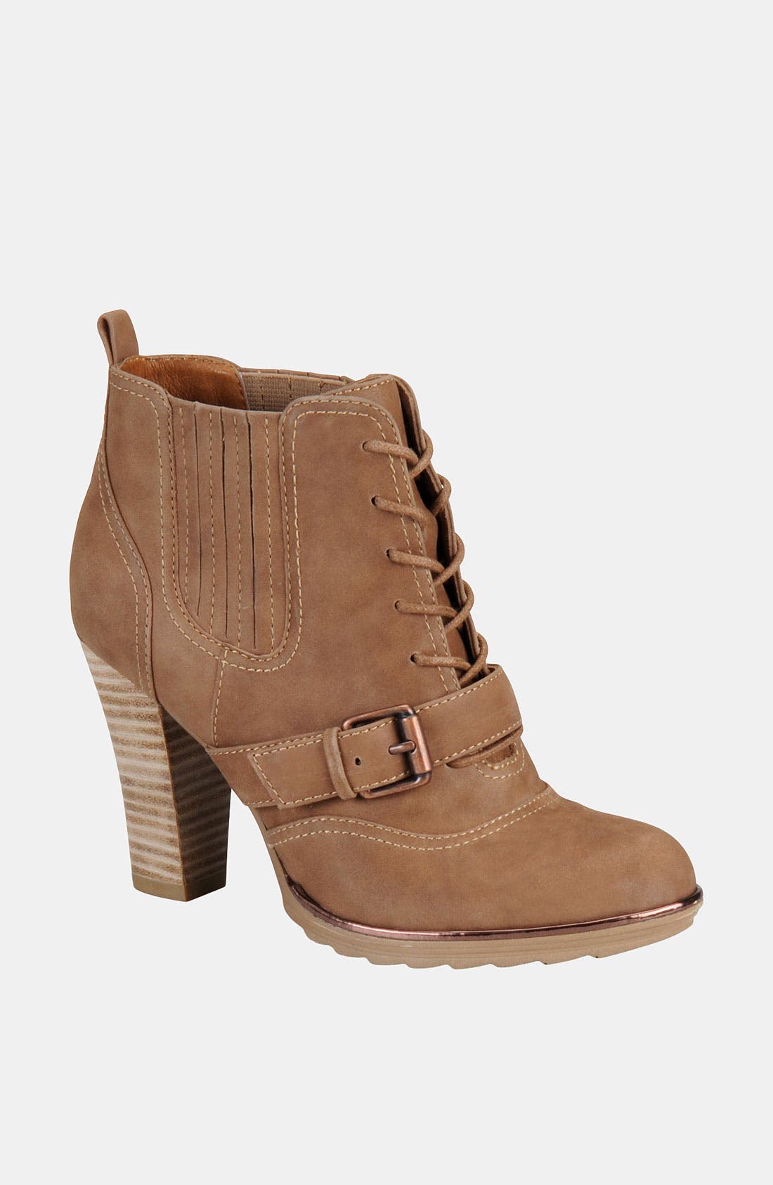 'Windsor' Military Bootie, Main, color, TWINE TAN