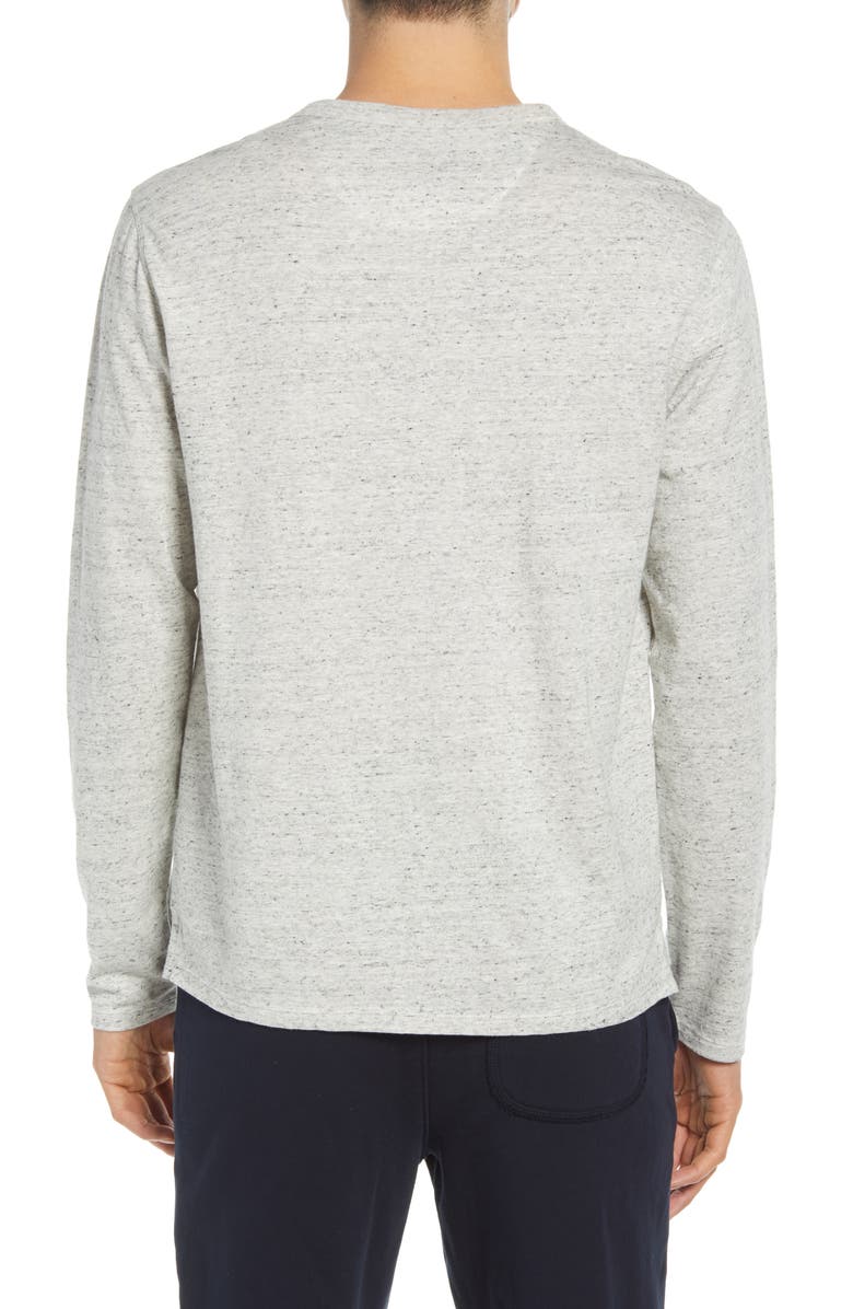 Vince Linen Blend Long Sleeve Henley, Alternate, color,